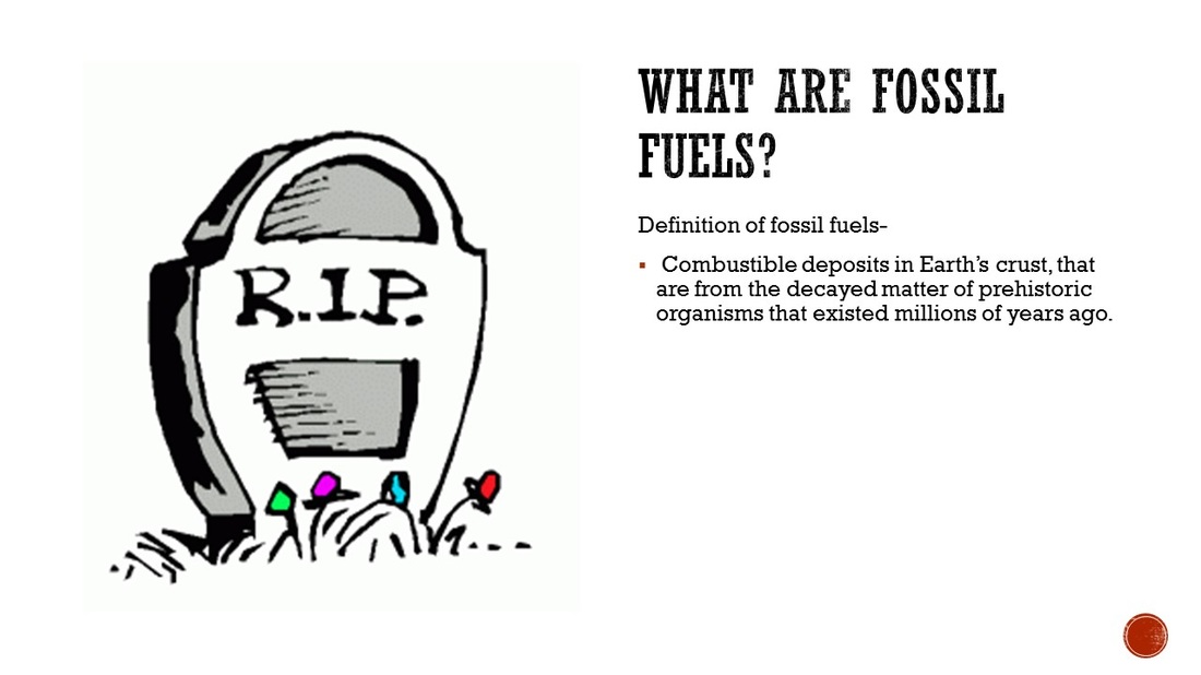 Fossil Fuels - SCIENTIST CINDY